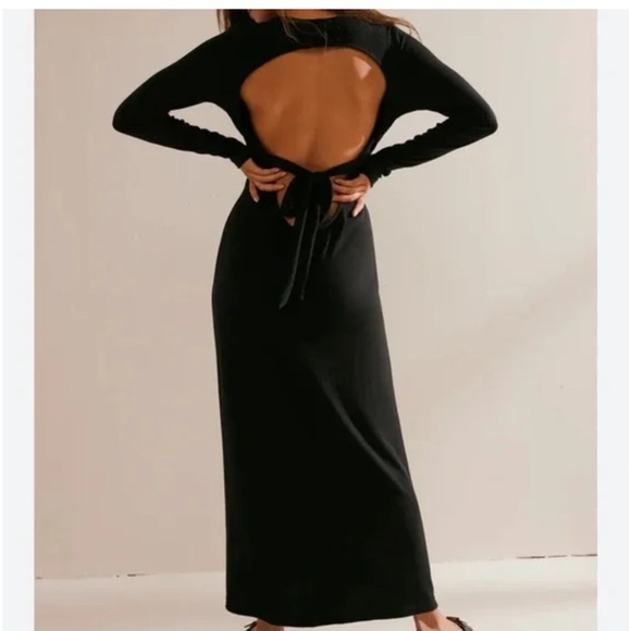 New Free People Tupelo Honey Dress Open Back - Picture 5 of 12